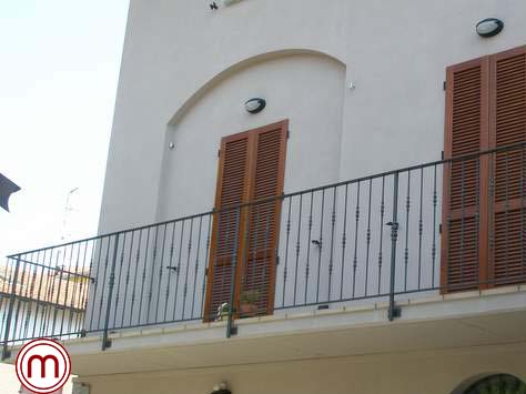 Balcone in ferro forgiato