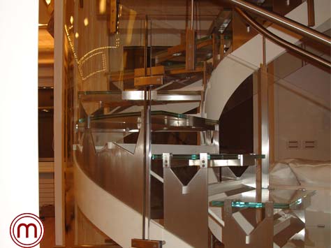Scala con led